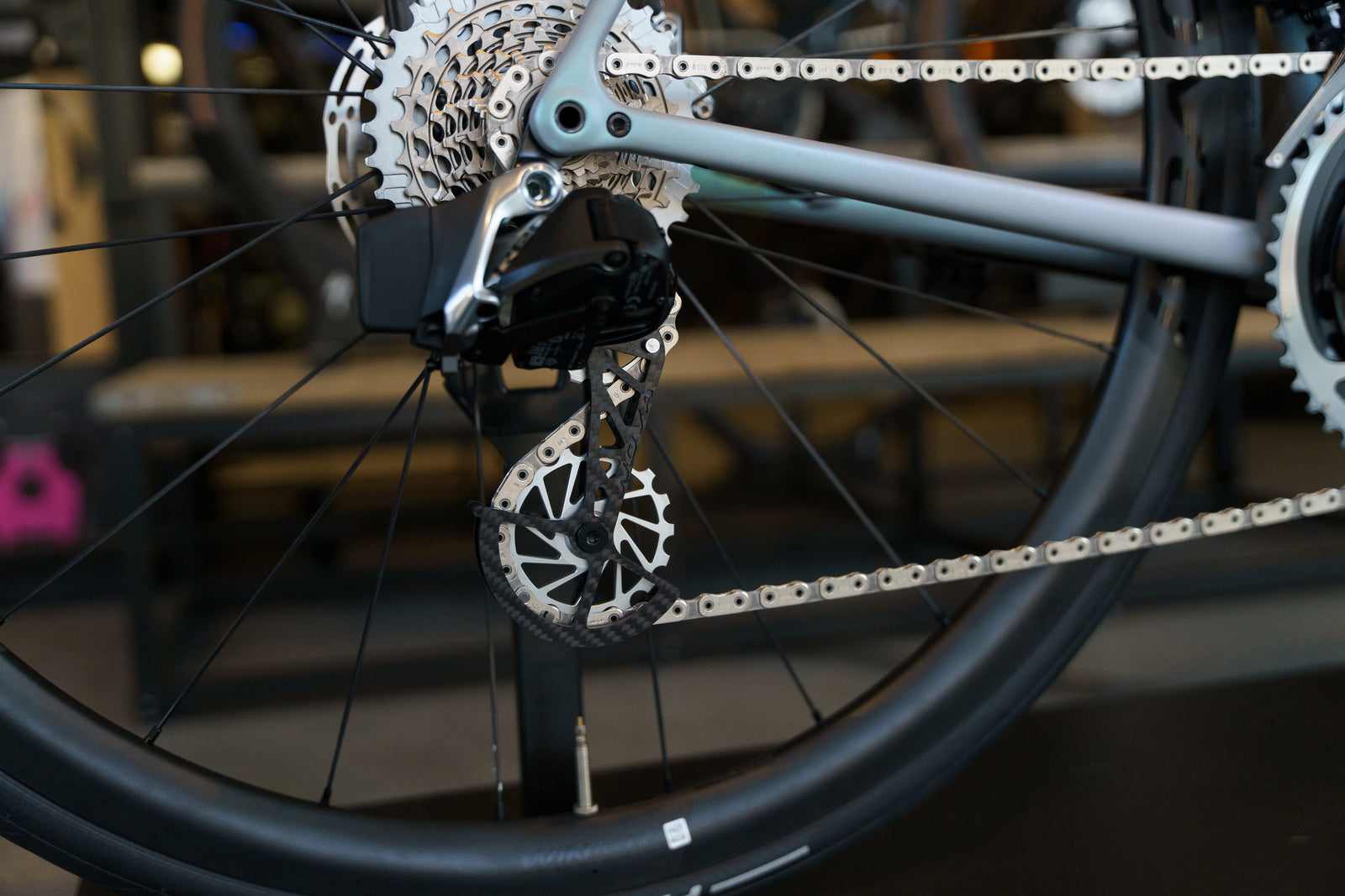 Carbon Ceramic Derailleur SRAM AXS RED / FORCE 12S