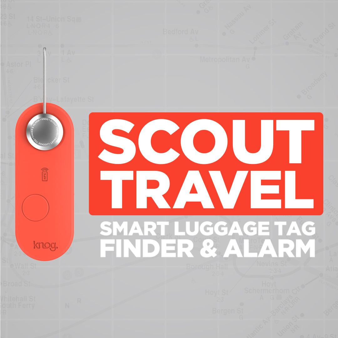 Scout Smart Luggage Tag | Tracker | Alarm | Twin Pack | Save 10%