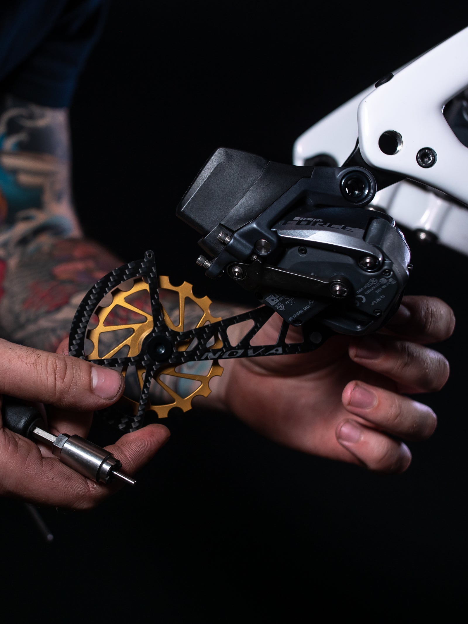 Carbon Ceramic Derailleur SRAM AXS RED / FORCE 12S