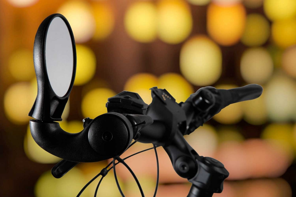 Compact - Maxi Size Mirror for flat bars - L or R