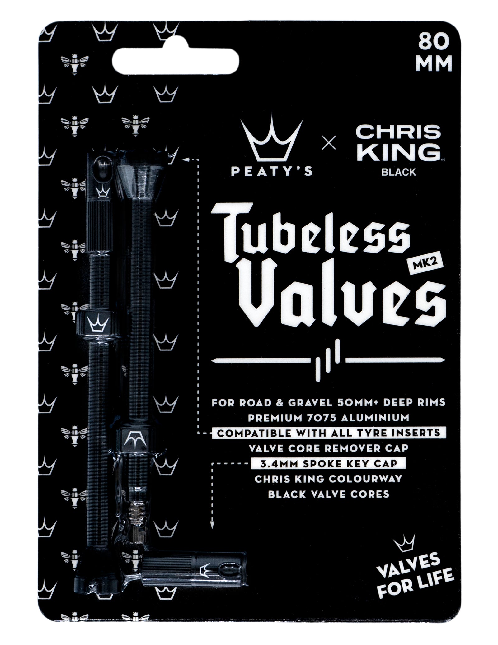 Peaty's (MK2) Tubeless Valves | Chris King