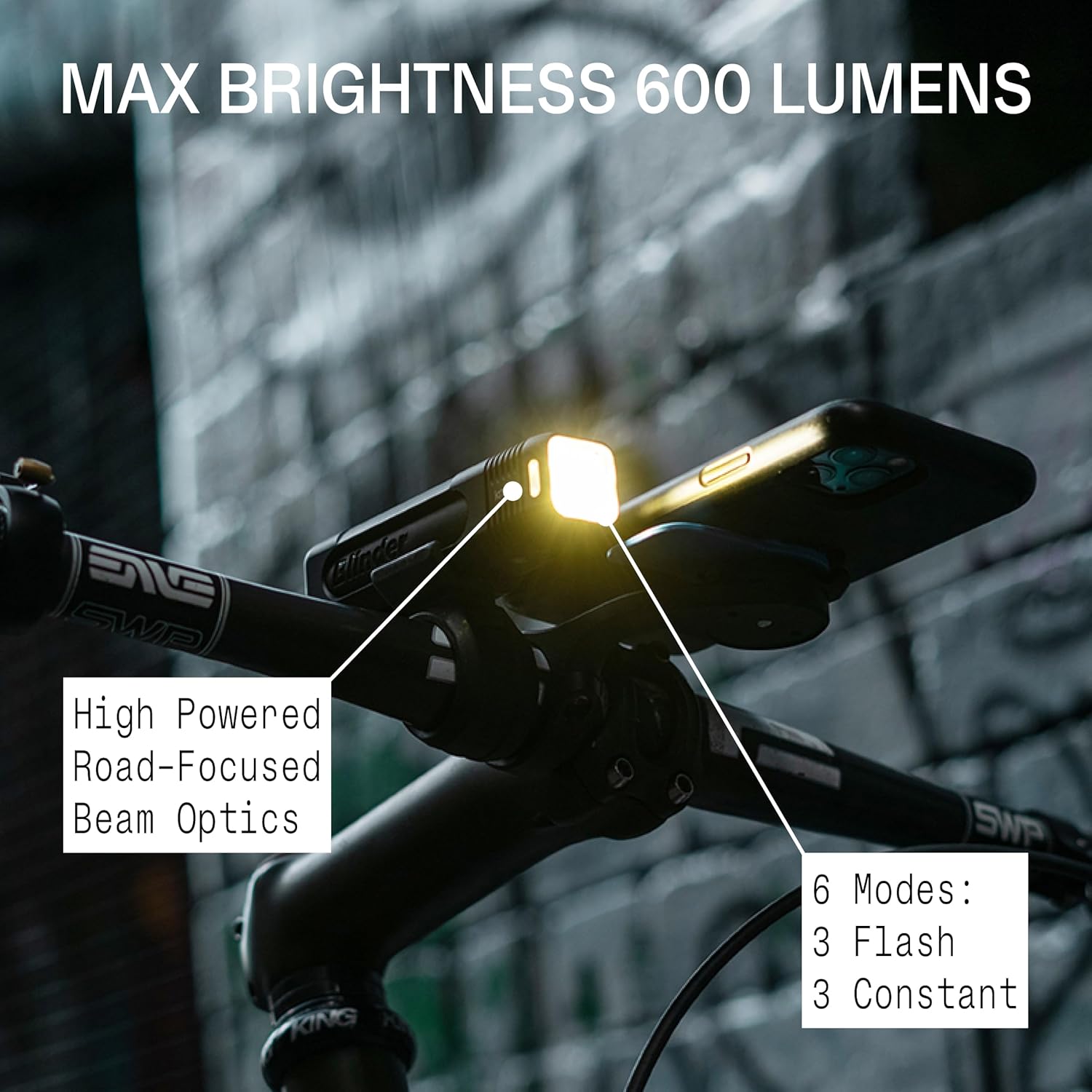 Blinder 600 Front Light | Power on a budget