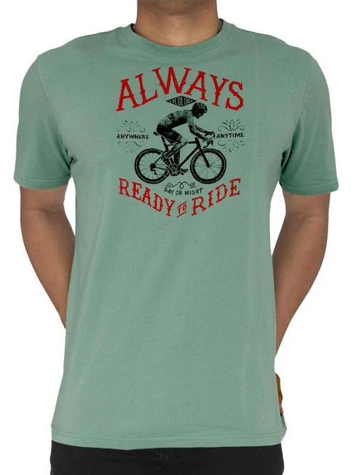 Always Ready to Ride T-Shirt - Green