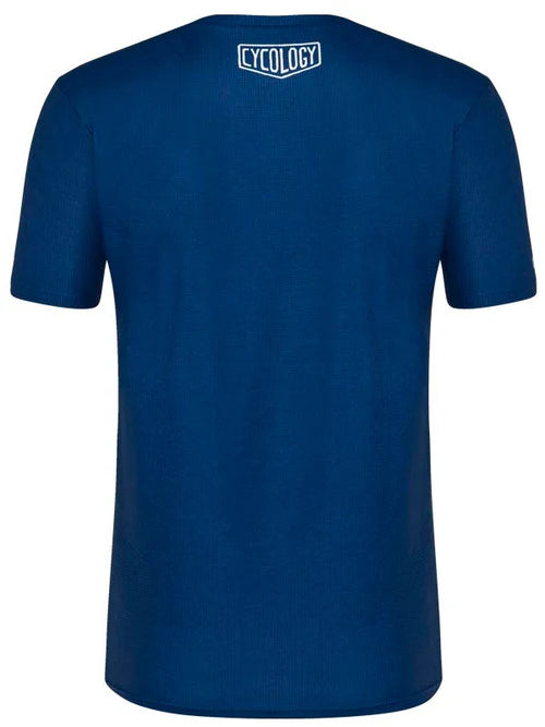 Bike Maths Mens Technical T-Shirt - M / Blue