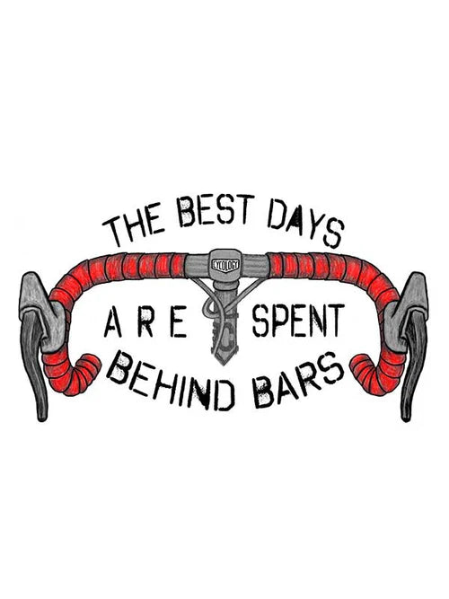 Best Days Behind Bars (Road) T Shirt - Navy