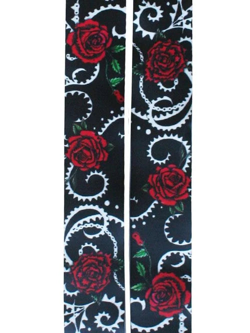 Black Rose Handlebar Tape - One Size / Black