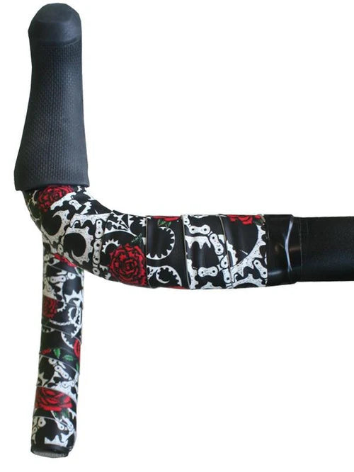 Black Rose Handlebar Tape - One Size / Black