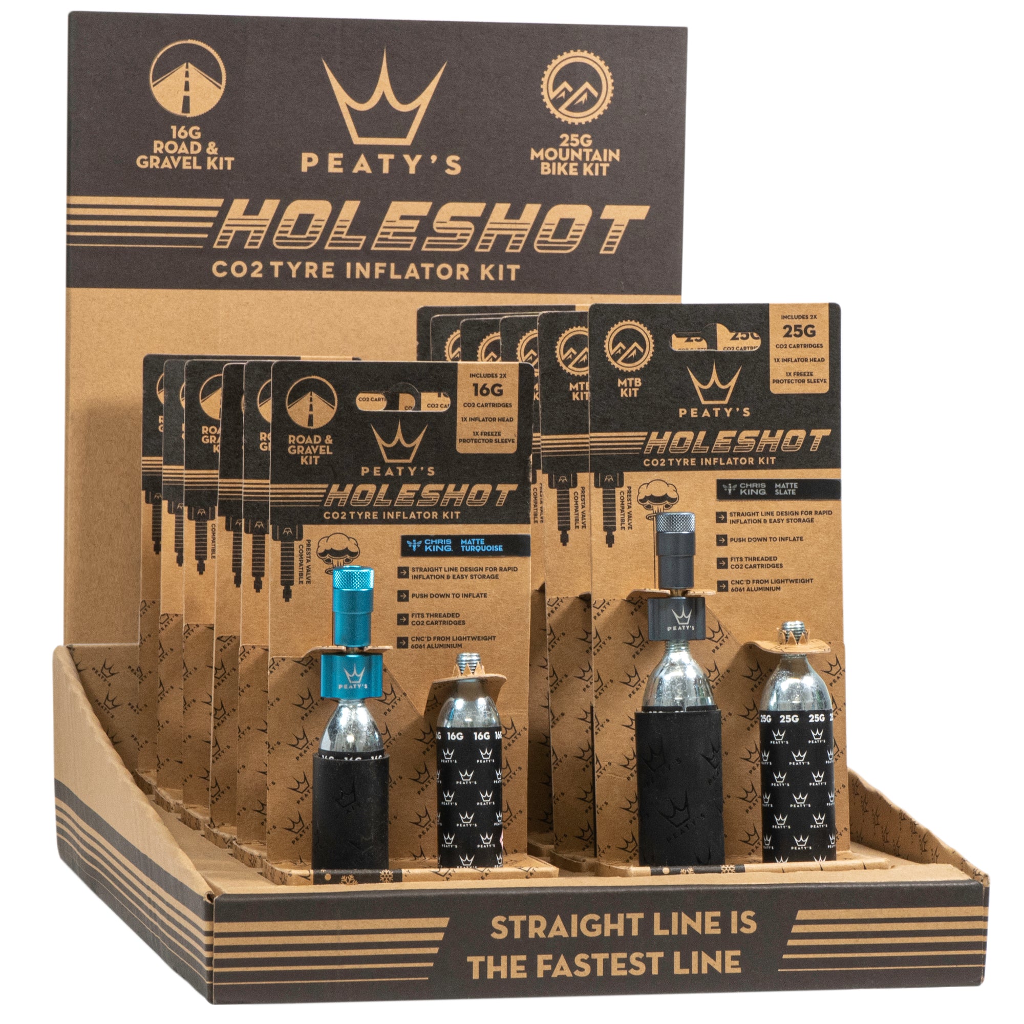 Peaty's Holeshot CO2 Tyre Inflator Kit | Chris King