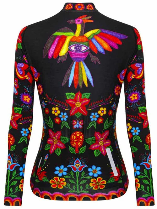 Frida Lightweight Long Sleeve Summer Jersey - Black -