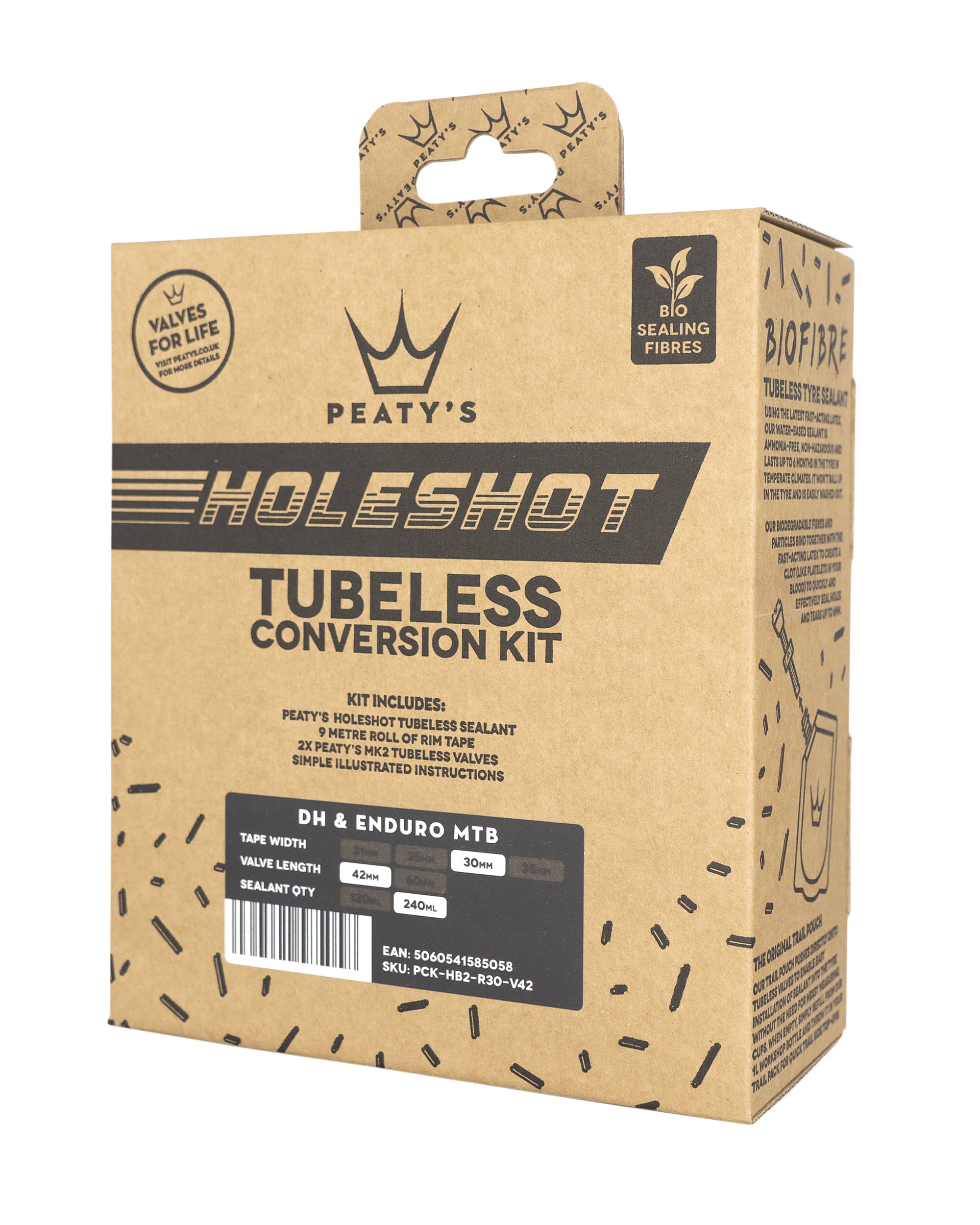 Peaty's Holeshot Tubeless Conversion Kit 21 mm