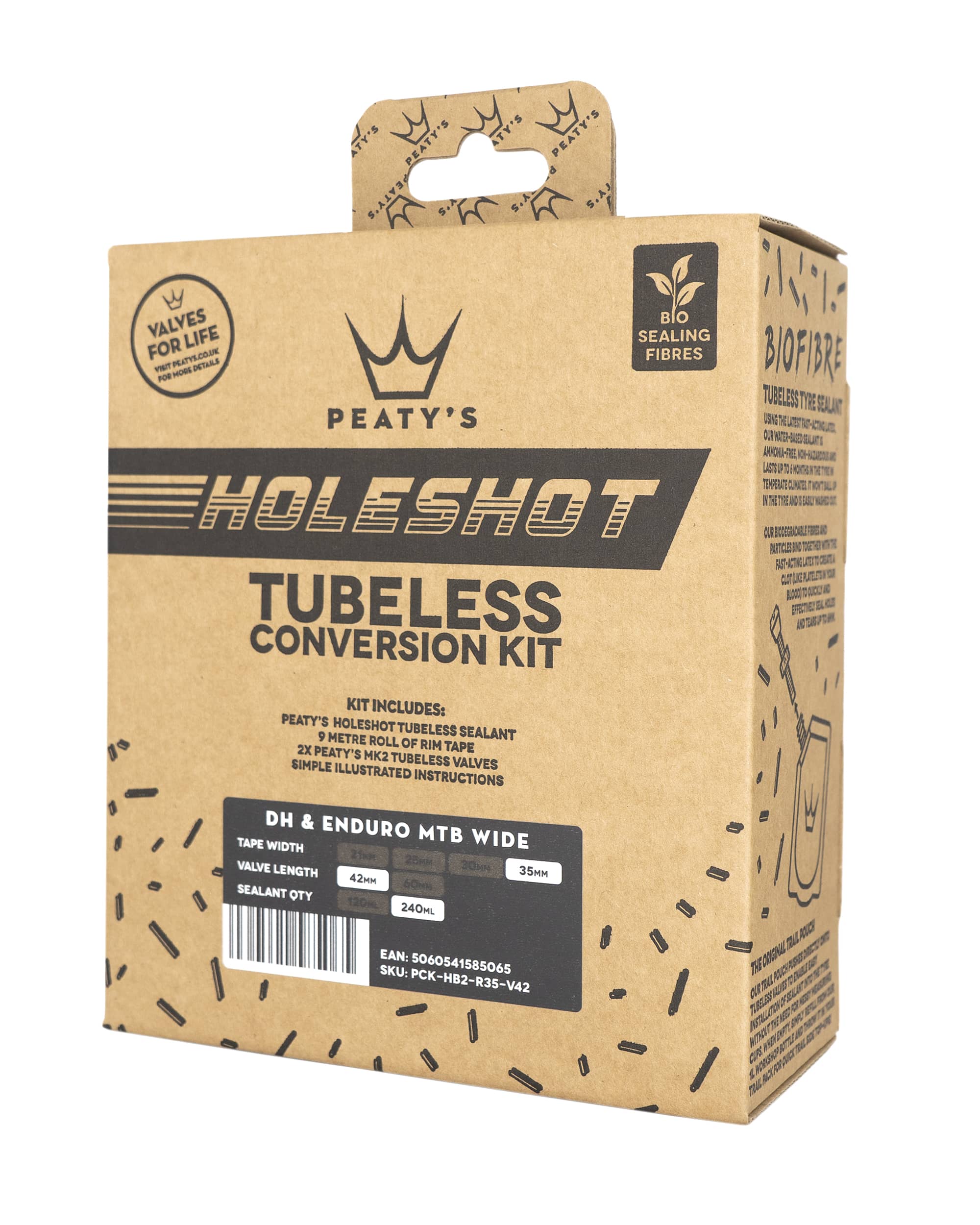 Peaty's Holeshot Tubeless Conversion Kit 25mm