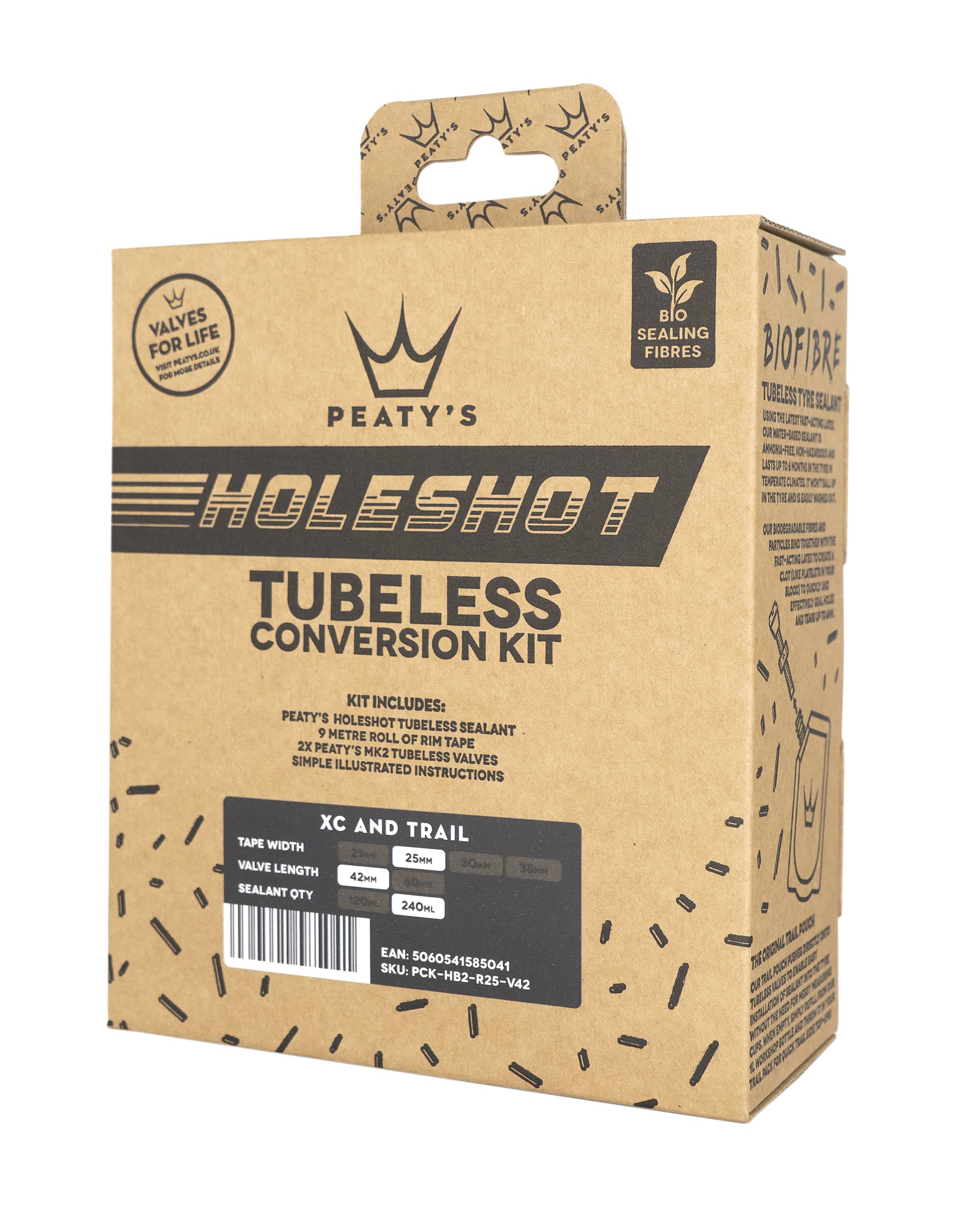 Peaty's Holeshot Tubeless Conversion Kit 25mm