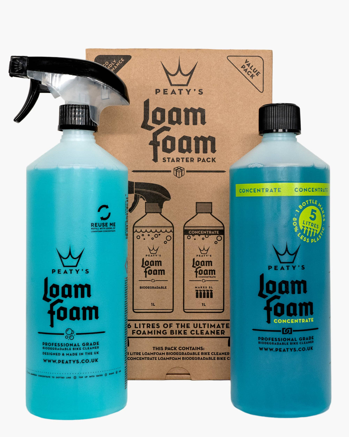 Peaty&#39;s Bicycle Cleaning Kit - Loam Foam Starter Pack