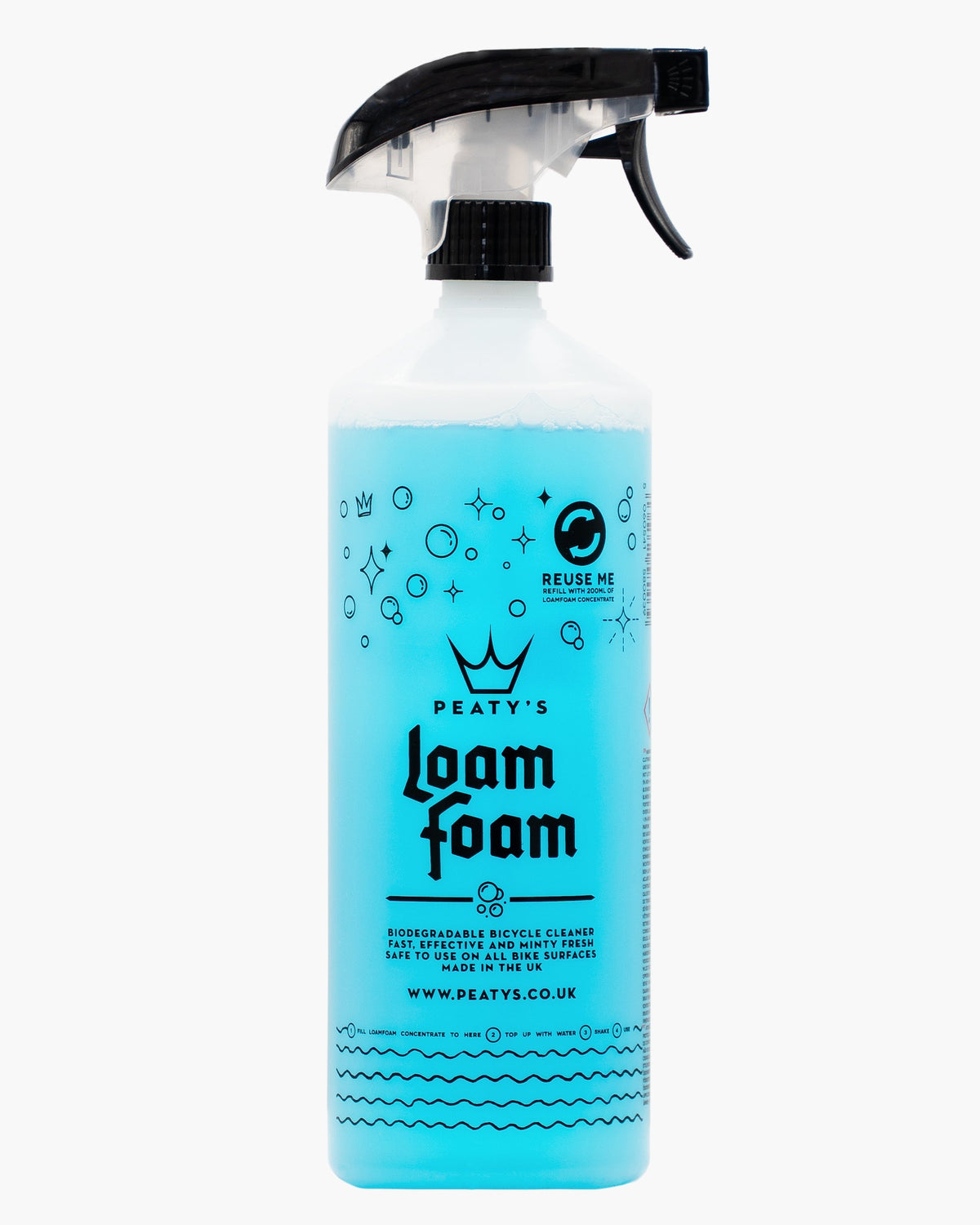 1 Ltr Peaty&#39;s Loam Foam  Professional Grade Bike Cleaner