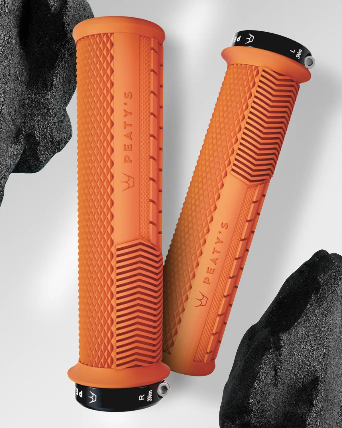 Peaty&#39;s Monarch Grips | Knurled Grip | Thick