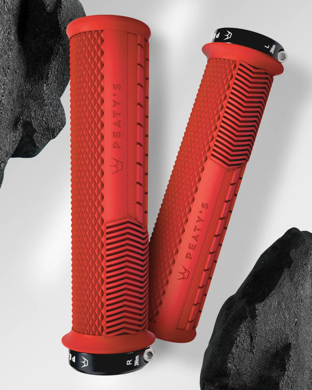 Peaty&#39;s Monarch Grips | Knurled Grip | Thick