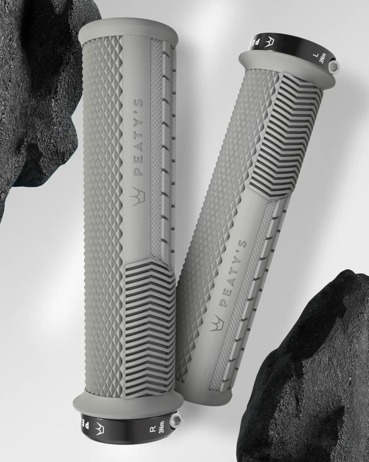 Peaty&#39;s Monarch Grips | Knurled Grip | Thin