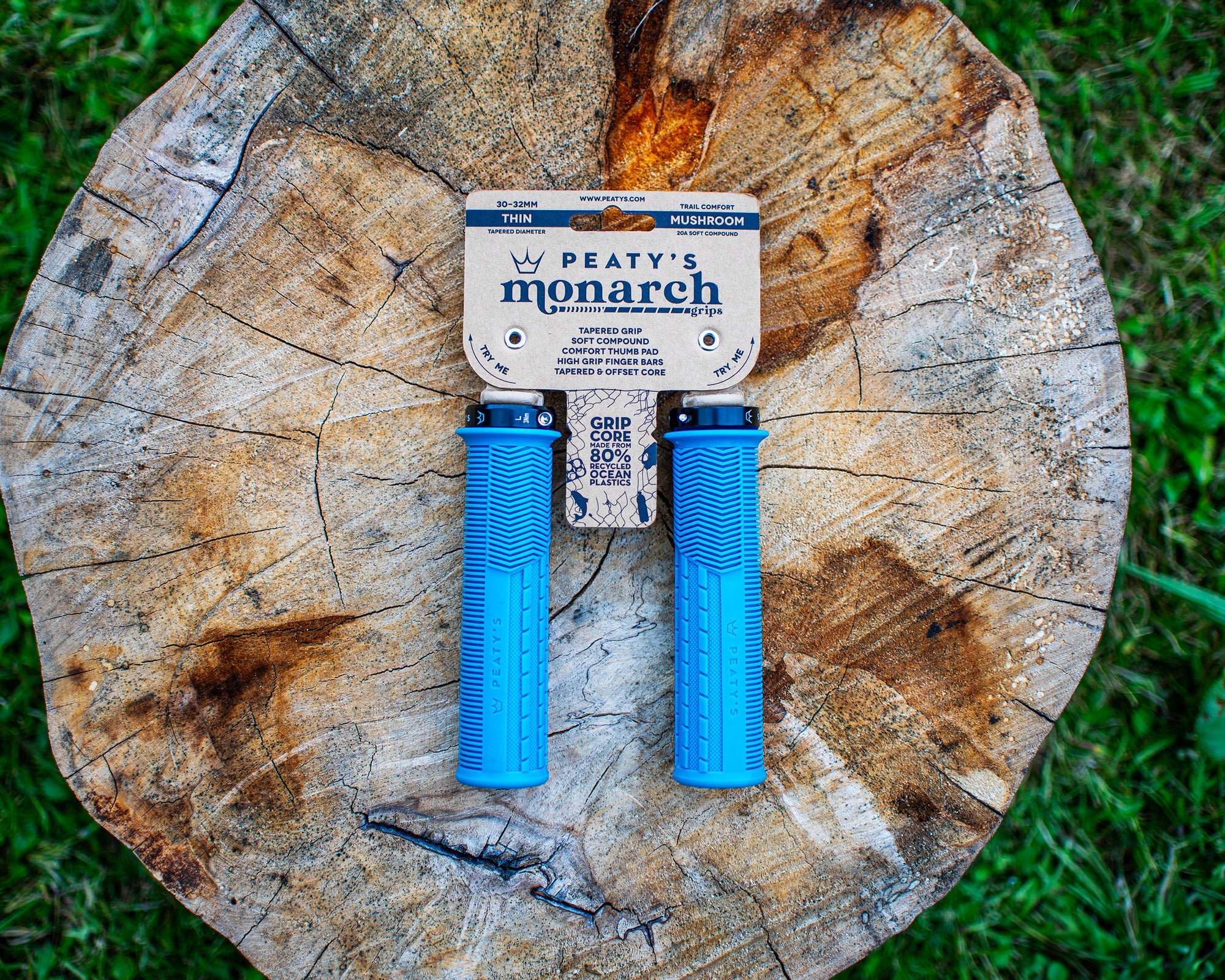 Peaty's Monarch Grip - Mushroom - Thin