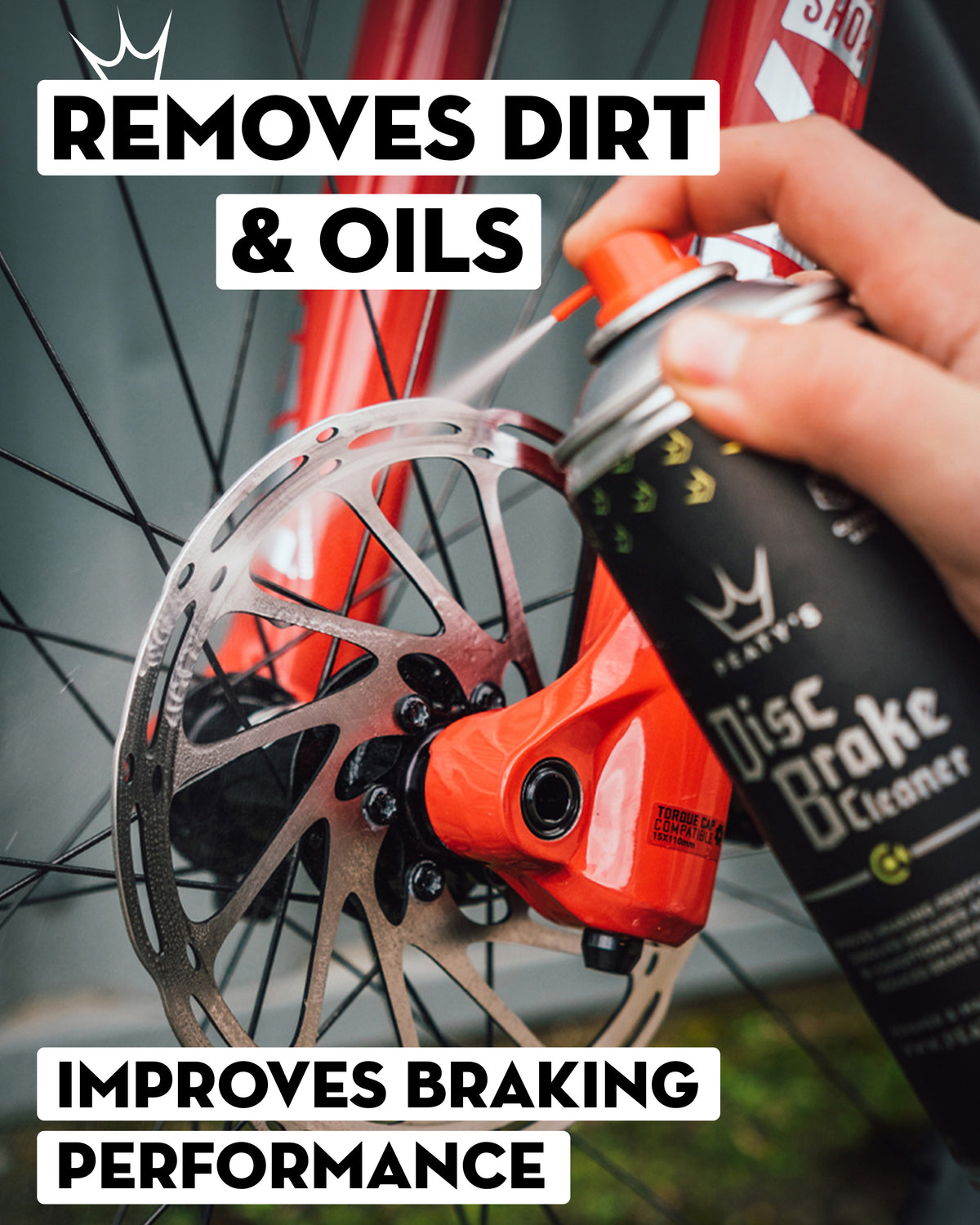 Disk Brake Cleaner and Revitalizer | 400ml (new) | Biodegradable Solvent Spray