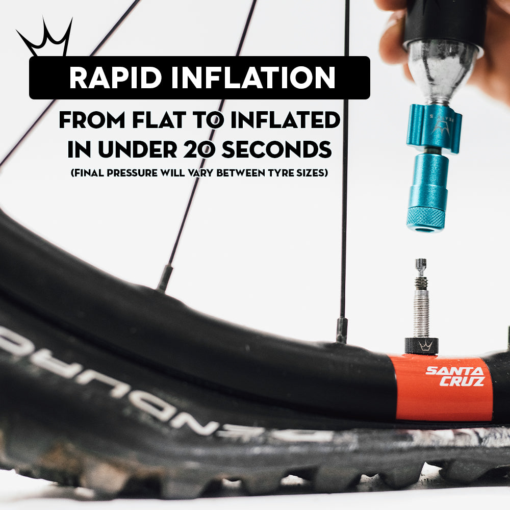 Peaty's Holeshot CO2 Tyre Inflator Kit | Chris King