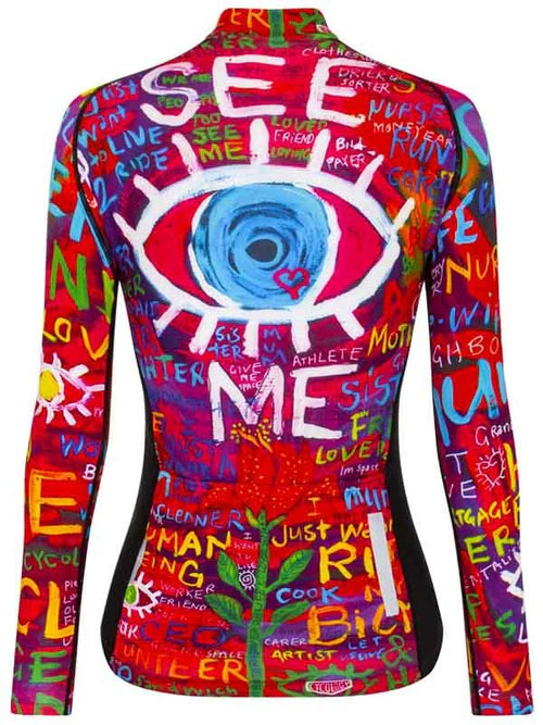 See Me Lightweight Long Sleeve Summer Jersey - Pink