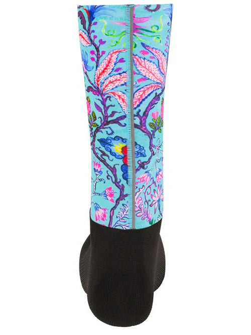 Secret Garden Aero Cycling Socks - One Size / Aqua