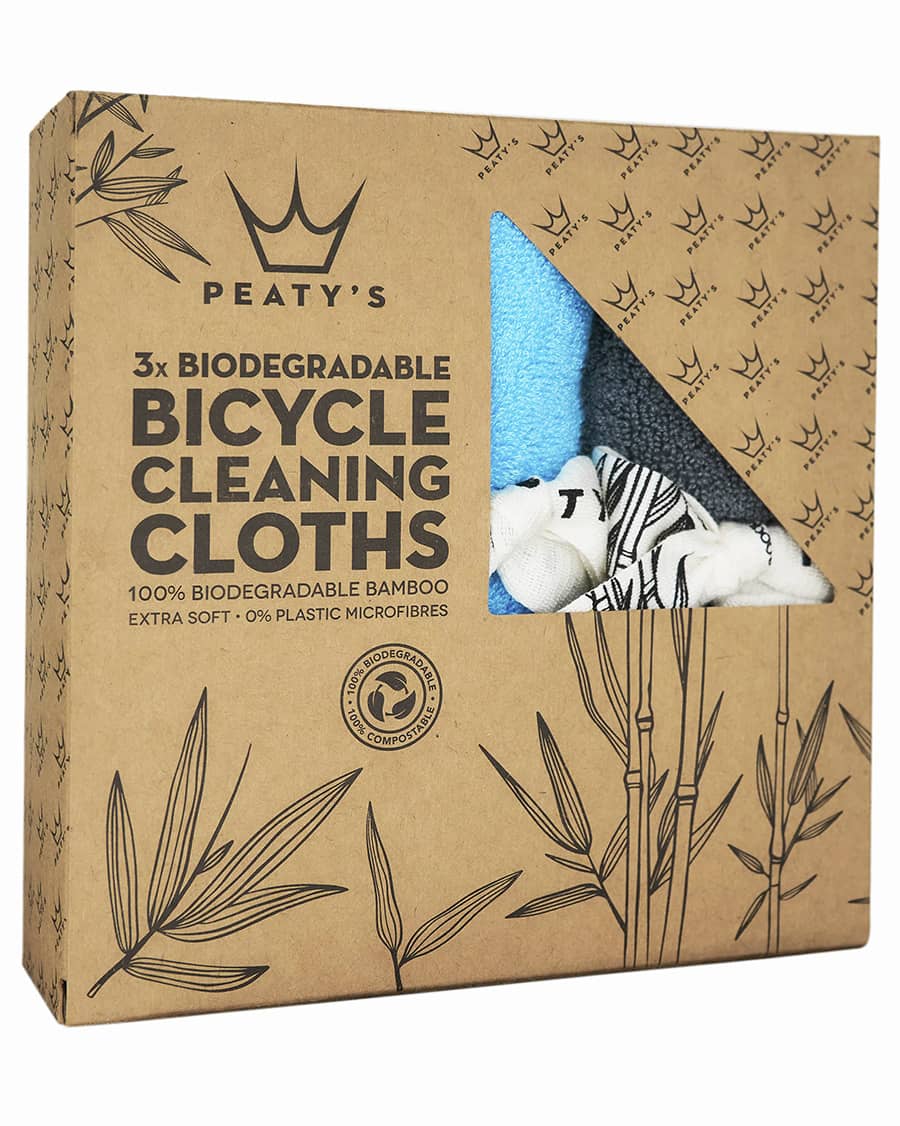 Peaty's Bamboo Bicycle Cleaning Cloth Packs (Single)