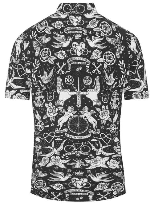 Velo Tattoo Gravel Shirt - Black