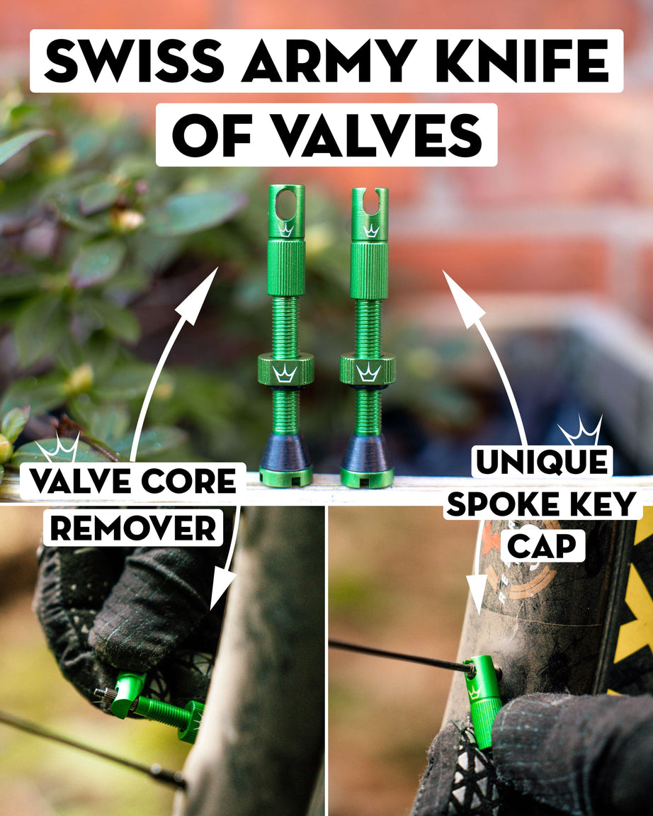 Peaty's Chris King (MK2) Tubeless Valves