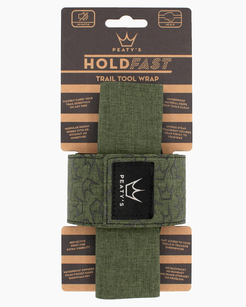 Peaty's Holdfast Trail Tool Wrap - Wrap it, Don’t strap it!