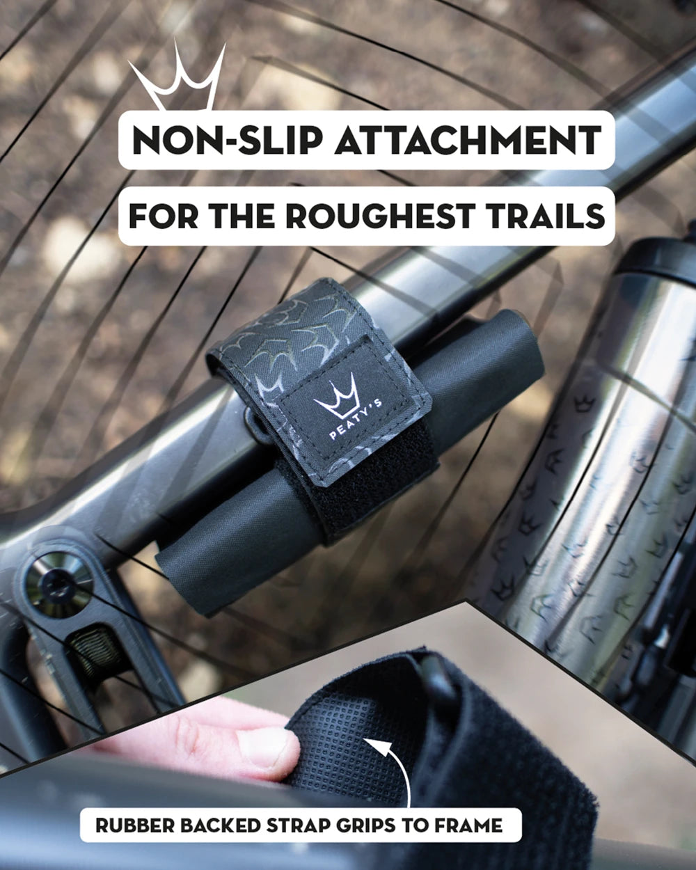 Peaty&#39;s Holdfast Trail Tool Wrap - Wrap it, Don’t strap it!