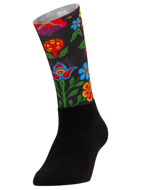 Frida Aero Cycling Socks - One Size / Black