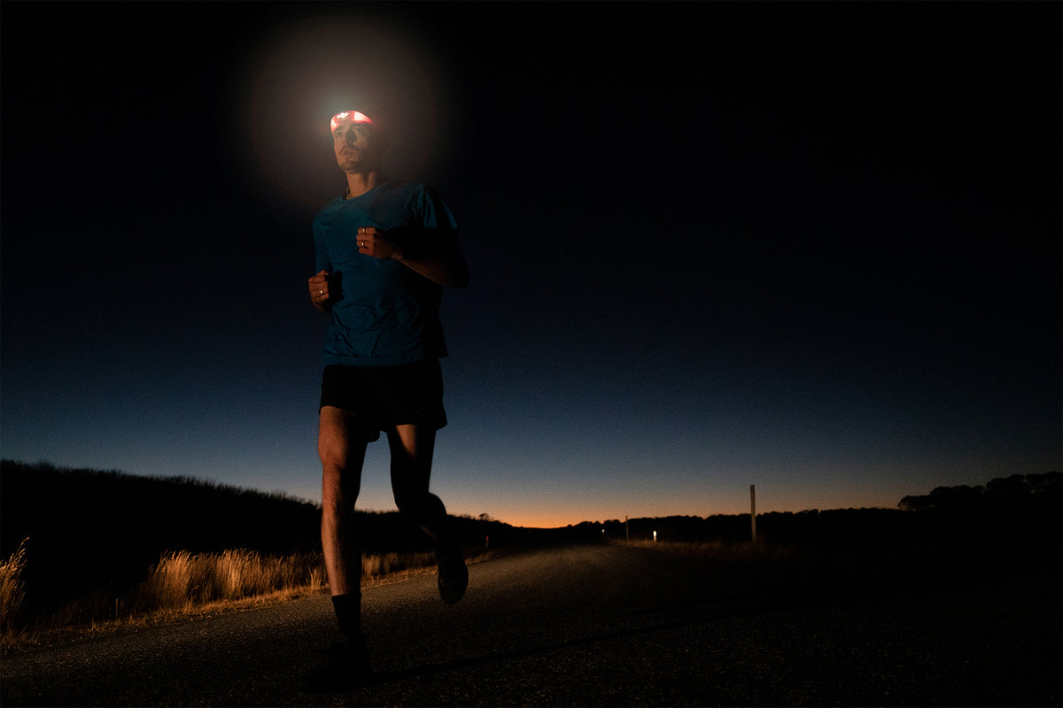 Bilby Run | 400 Lumens | Silicone Strap | Run/Hike Headlamp