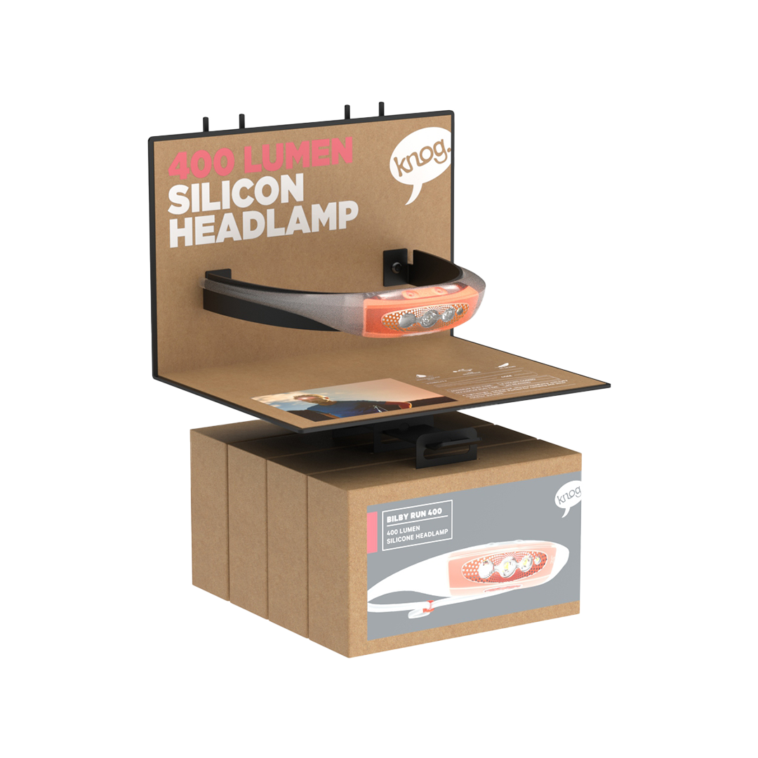 Bilby Run | 400 Lumens | Silicone Strap | Run/Hike Headlamp