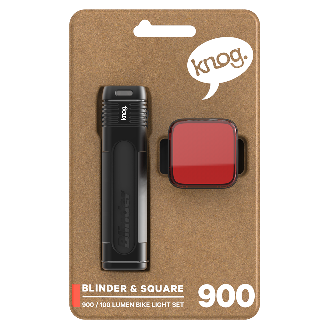 Blinder 900 Front & Blinder Square Rear Light Combo