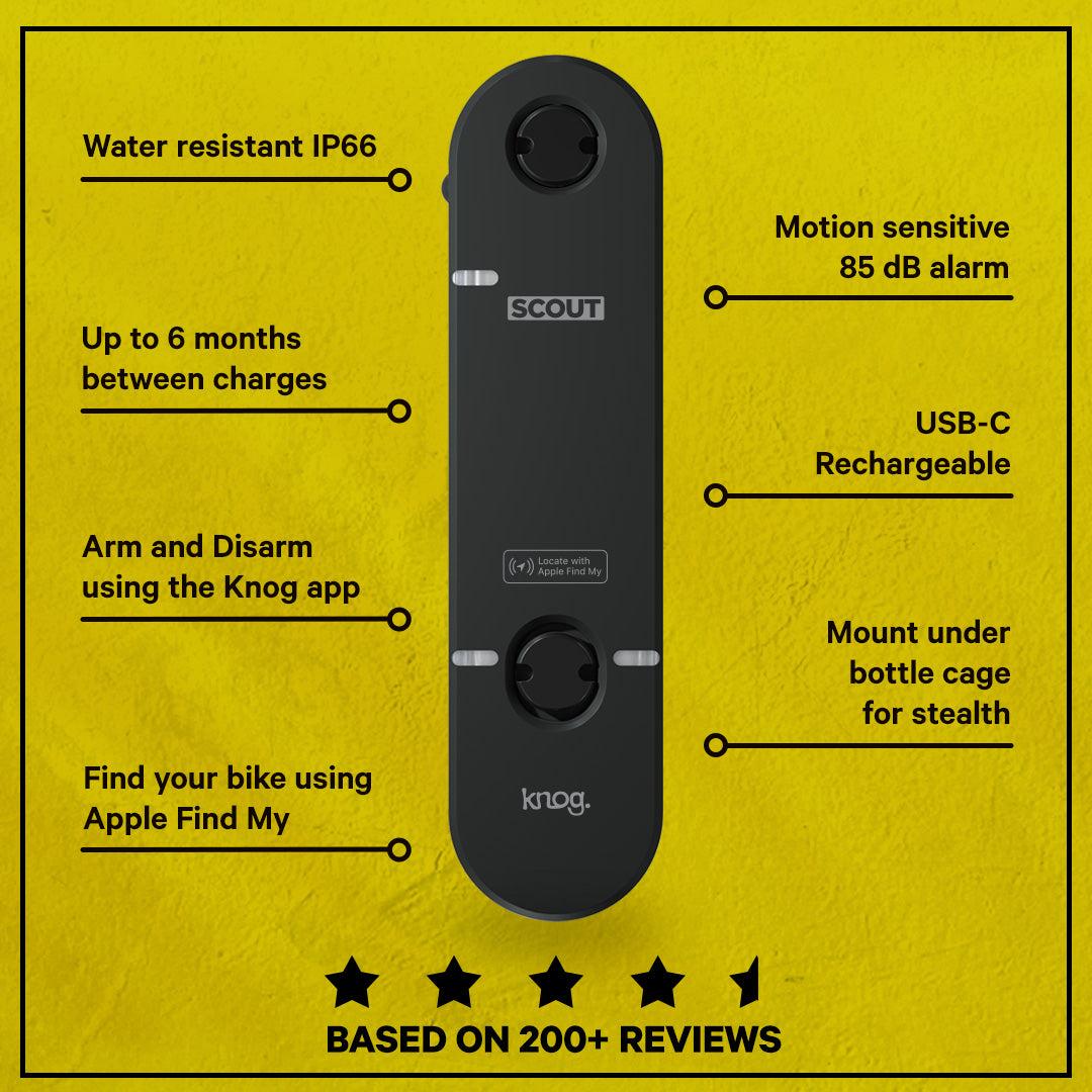 Scout | Bike Alarm | Tracker | Rechargeable