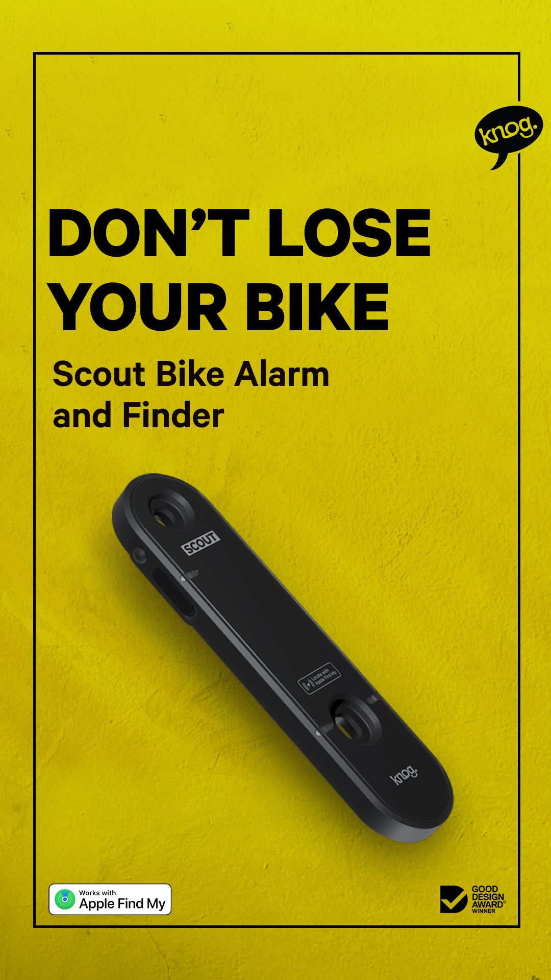 Scout | Bike Alarm | Tracker | Rechargeable