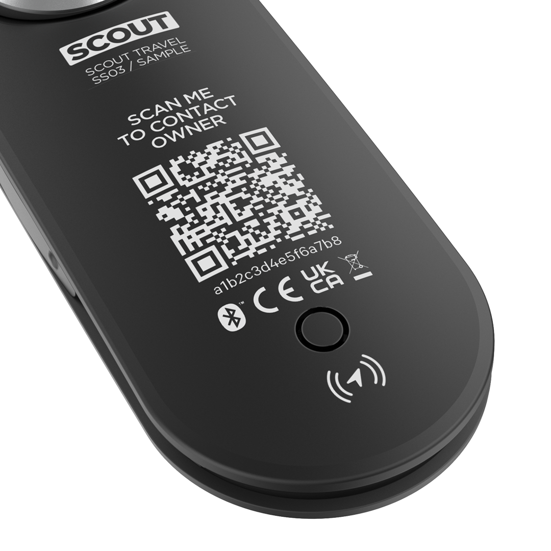 Scout Smart Luggage Tag | Tracker | Alarm | TwinPack | Save 10%