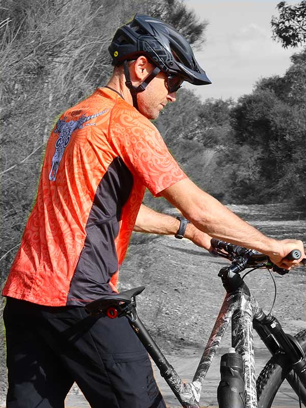 Life on Bars MTB Jersey - Orange -