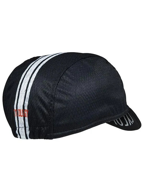 Miles are my Meditation Black Cycling Cap - Black