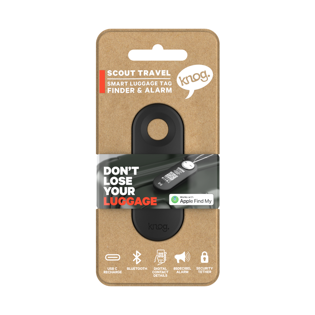 Knog Scout Smart Luggage Tag | Singles | 5 Colours