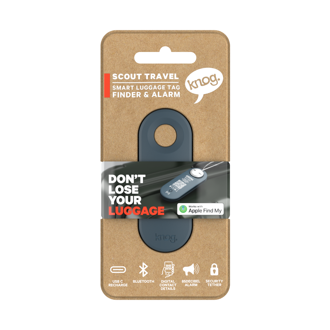 Knog Scout Smart Luggage Tag | Singles | 5 Colours