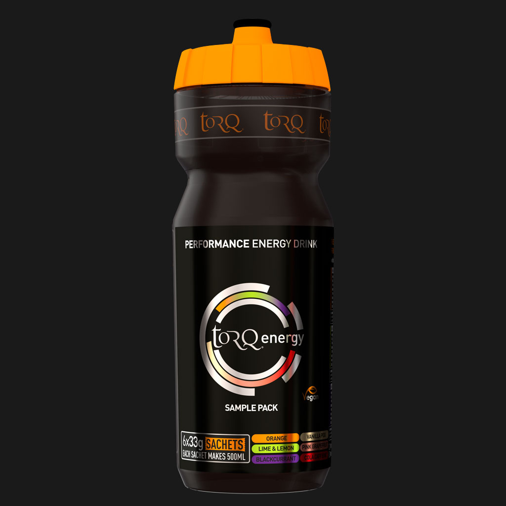 TORQ ENERGY DRINK | 750ml Bottle + 6 Mixed Sachets