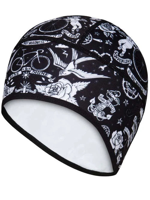 Velo Tattoo Thermal Beanie - One Size / Black